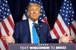 Republican presidential nominee former President Donald Trump speaks at a campaign event at Discovery World, Friday, Oct. 1, 2024, in Milwaukee.