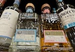 Bottles of tequila from Mexico are displayed on a shelf at a Safeway store in San Anselmo, Calif., on March 3.
