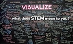 A mural at the National STEM Festival in D.C. earlier this month is meant to inspire young people to think how science, technology, engineering and math can create a better world.