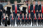 “Why should anyone other than the woman herself have the power to determine what she does with her own body?" Melania Trump asks in her new memoir, according to an early excerpt published in The Guardian. The former first lady is seen here alongside her husband, former President Donald Trump, in cardboard cutouts at a campaign rally in Johnstown, Pa.