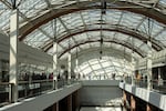The Food Court 5000 walk along the top floor of the Lloyd Center.