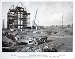 Construction of the Ratcliffe-on-Soar power station in 1964.