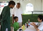 Attendees a health fair at the Balaji Temple, Aurora, Ill., learned about health risks how the SAHELI research study is working to prevent diabetes.