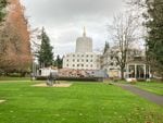 A major renovation at the Oregon Capitol, seen in this December 2021 file photo, has turned the grounds into a construction site. The latest phase of the project has soared past initial cost expectations. 