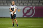 US men's national team coach Gregg Berhalter during a training session at the FIFA World Cup in Qatar.