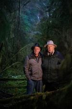 Forest scientists Norm Johnson, left, and Jerry Franklin stand in the Valley of the Giants, an ancient forest in Oregon’s Coast Range.