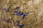 In this May 19, 2015 photo, a bag of shredded hemp on the way to being turned into pulp and used for paper and other products sits on a table, at Pure Vision Technology, a biomass factory in Ft. Lupton, Colo. 