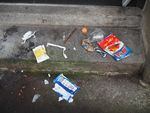 Trash and hypodermic needles were ubiquitous in downtown Portland on March 23, 2022.