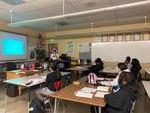 Julia Toscano teaches incoming freshmen during Ninth Grade Counts, a monthlong bridge program to prepare students for the transition to high school.