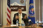 FBI Special Agent In Charge Renn Cannon briefs reporters in Portland on Tuesday, Dec. 4, 2018.