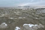 The Great Salt Lake is roughly 8-9 feet lower than it should be. A snowy winter recently has helped lake levels some.